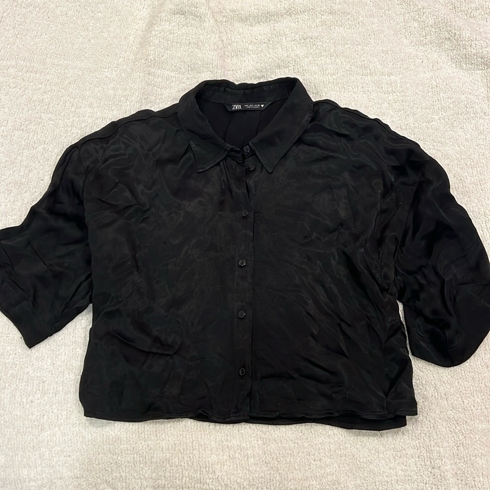 Zara short sleeve button down